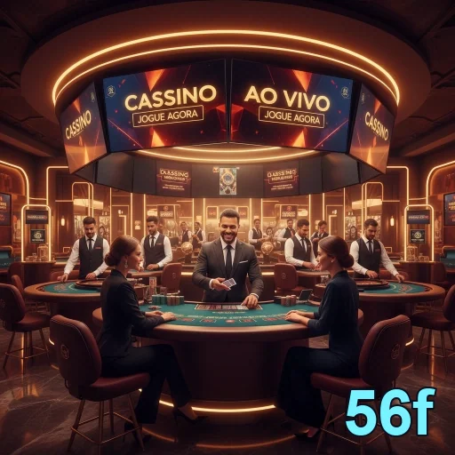 Jogadores em cassino com 56f oferecendo slots emocionantes.