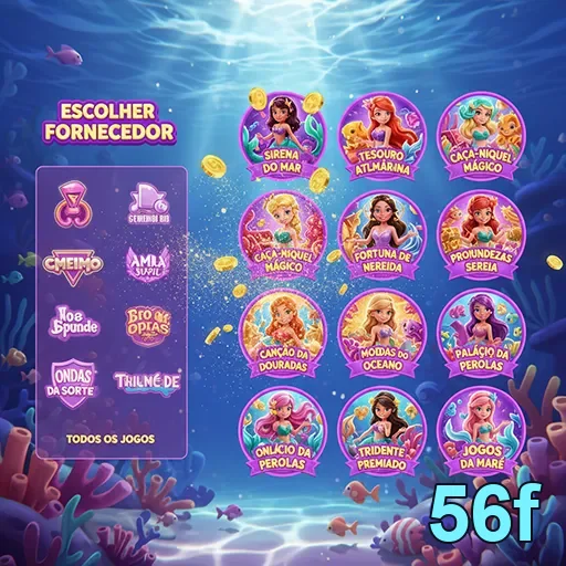 Interface do 56f com opções de slots para jogadores VIP.