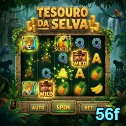 Imagem do jogo 'Tesouro da Selva' no site 56f.