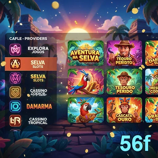 Interface da 56f com opções de slots personalizados para jogadores.
